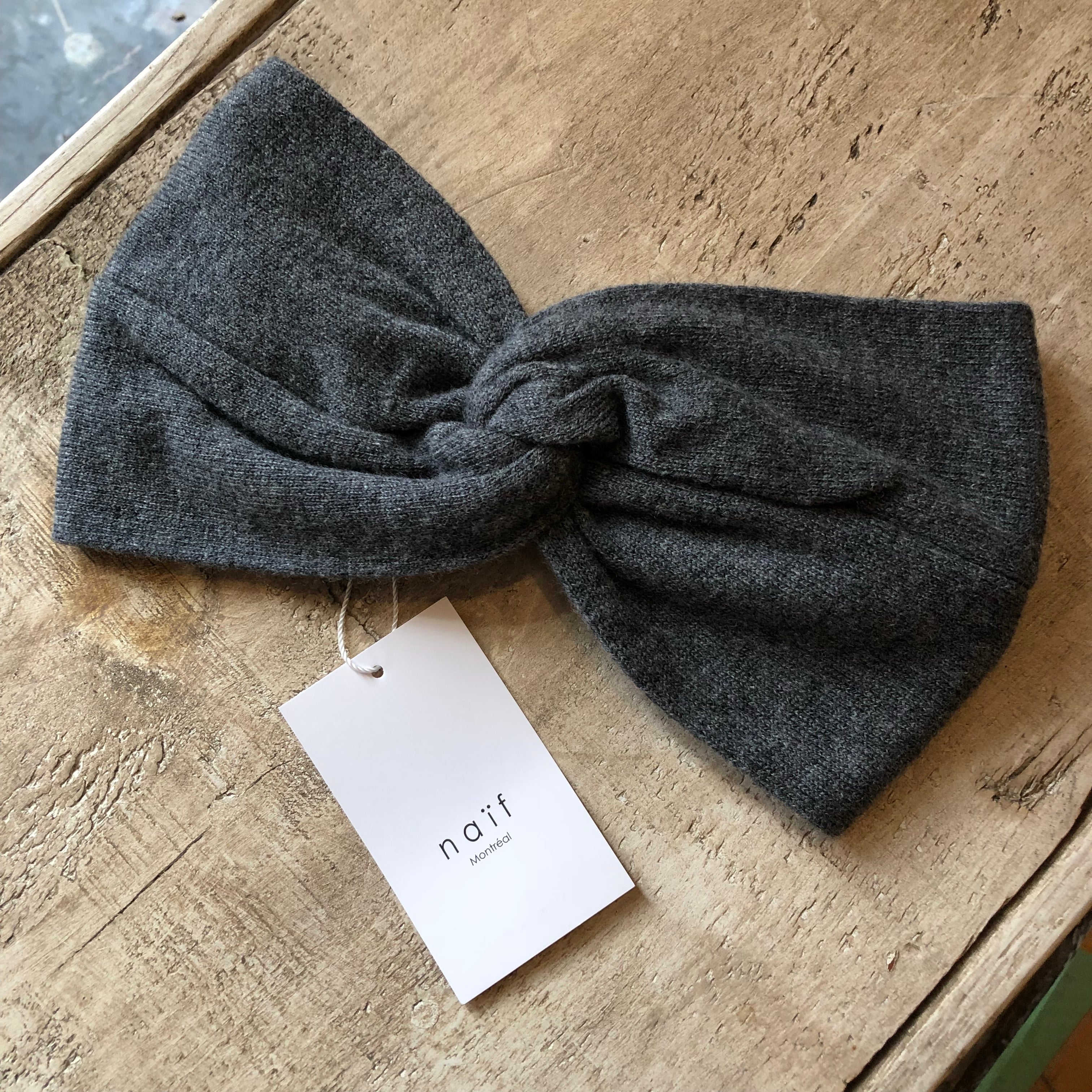 Naïf // Wool Headband Grey