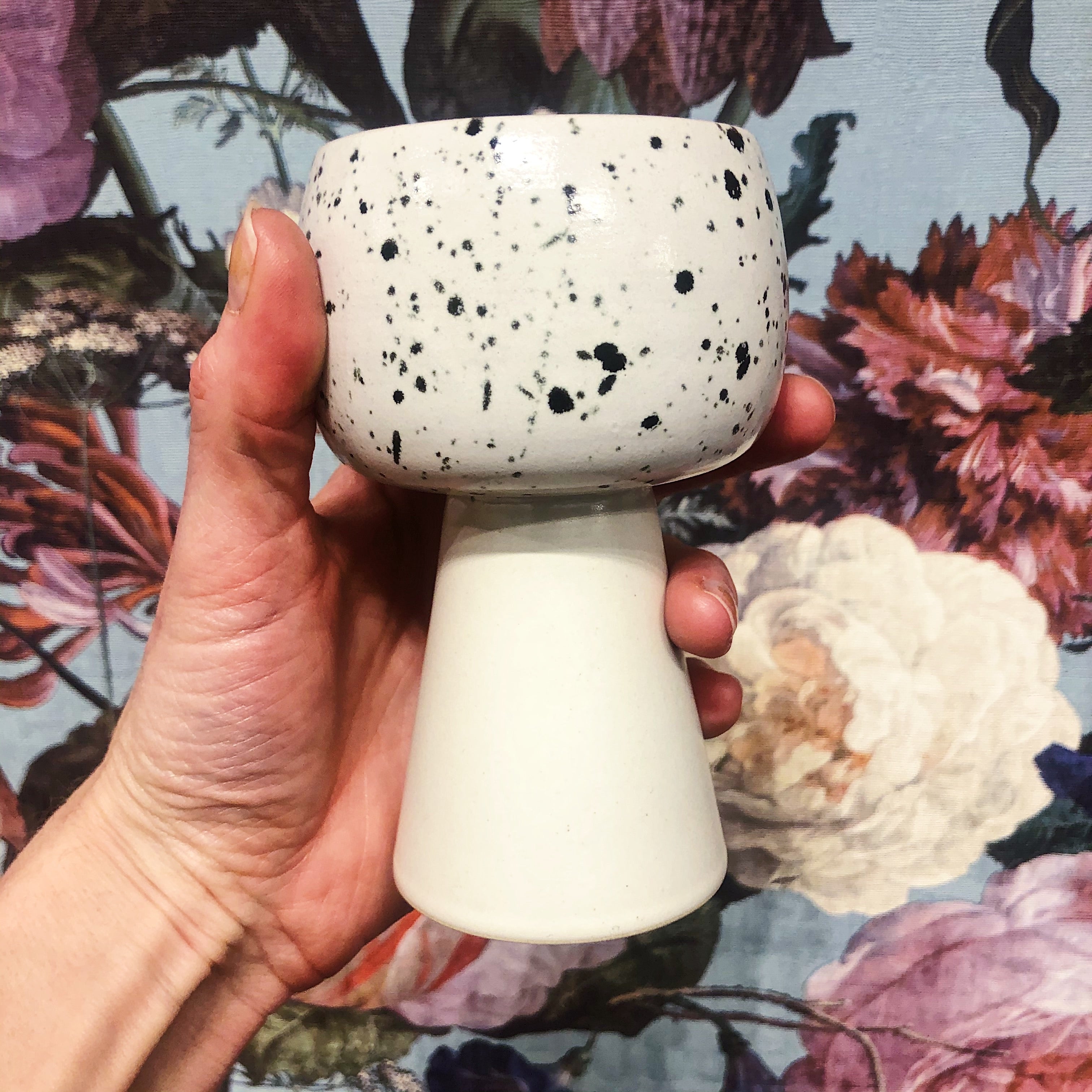 YYY // White/Speckled Goblet