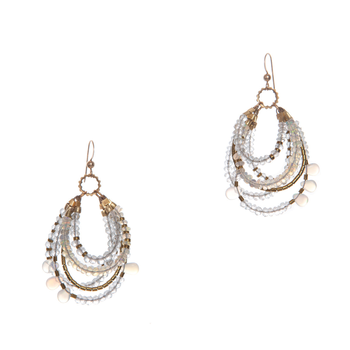 Hailey Gerrits // Oleria Earrings Aquamarine