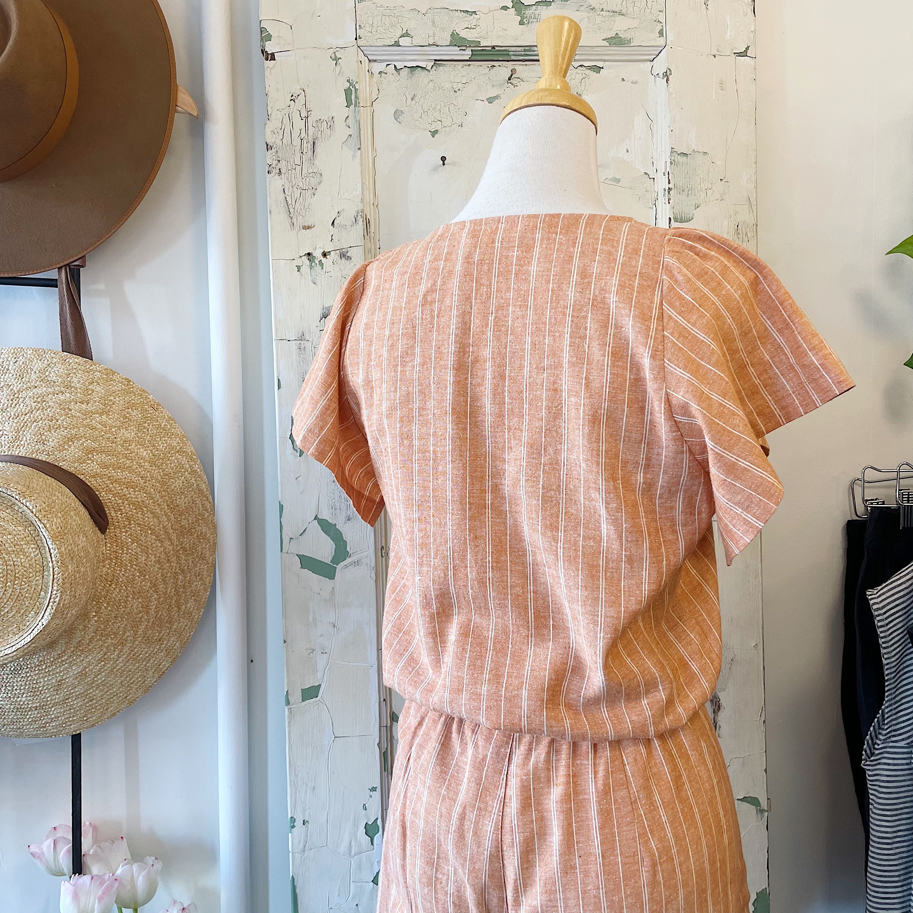 Dagg & Stacey // Dylan Top Saffron Stripe