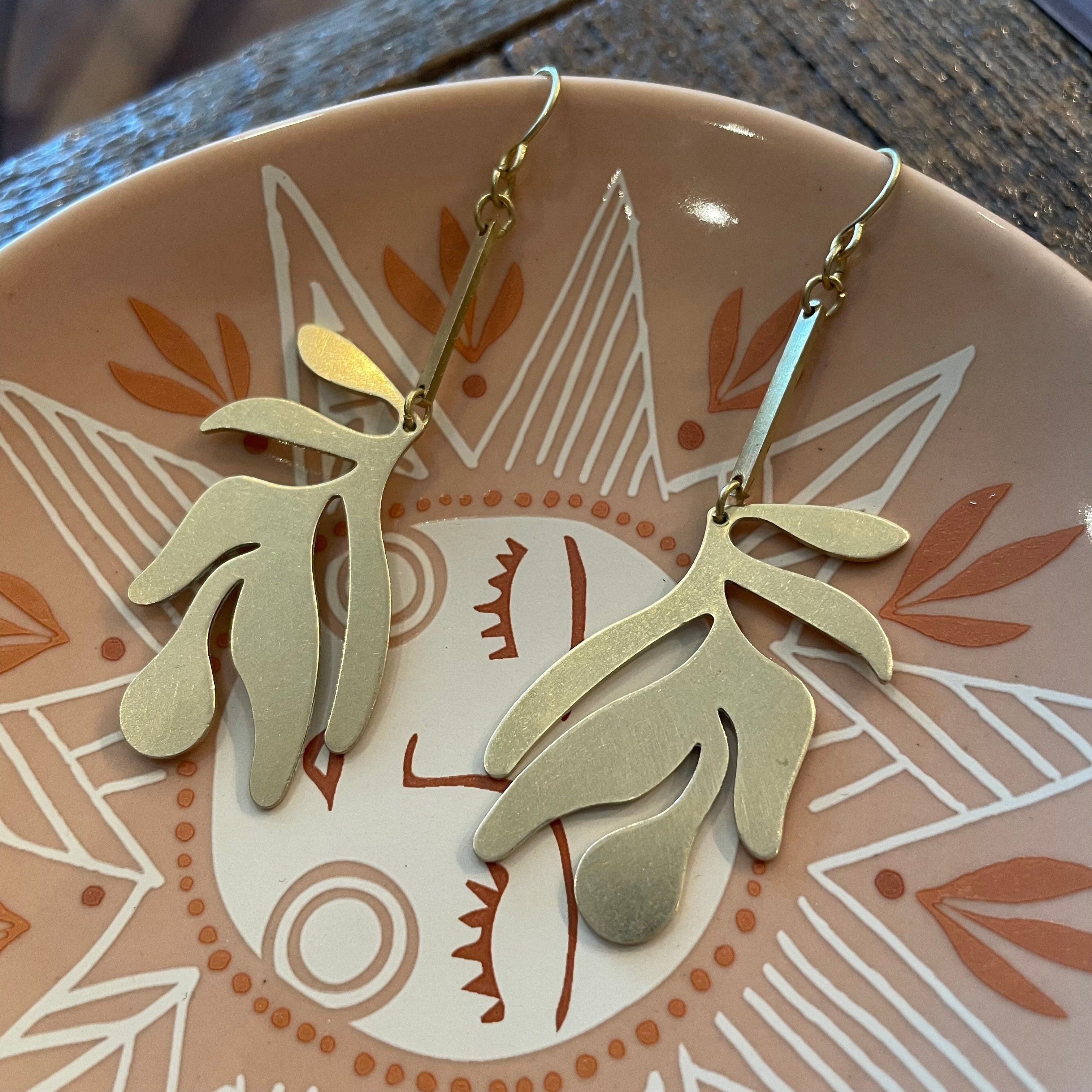 Darlings of Denmark // Brass Earrings Fullie Smooth