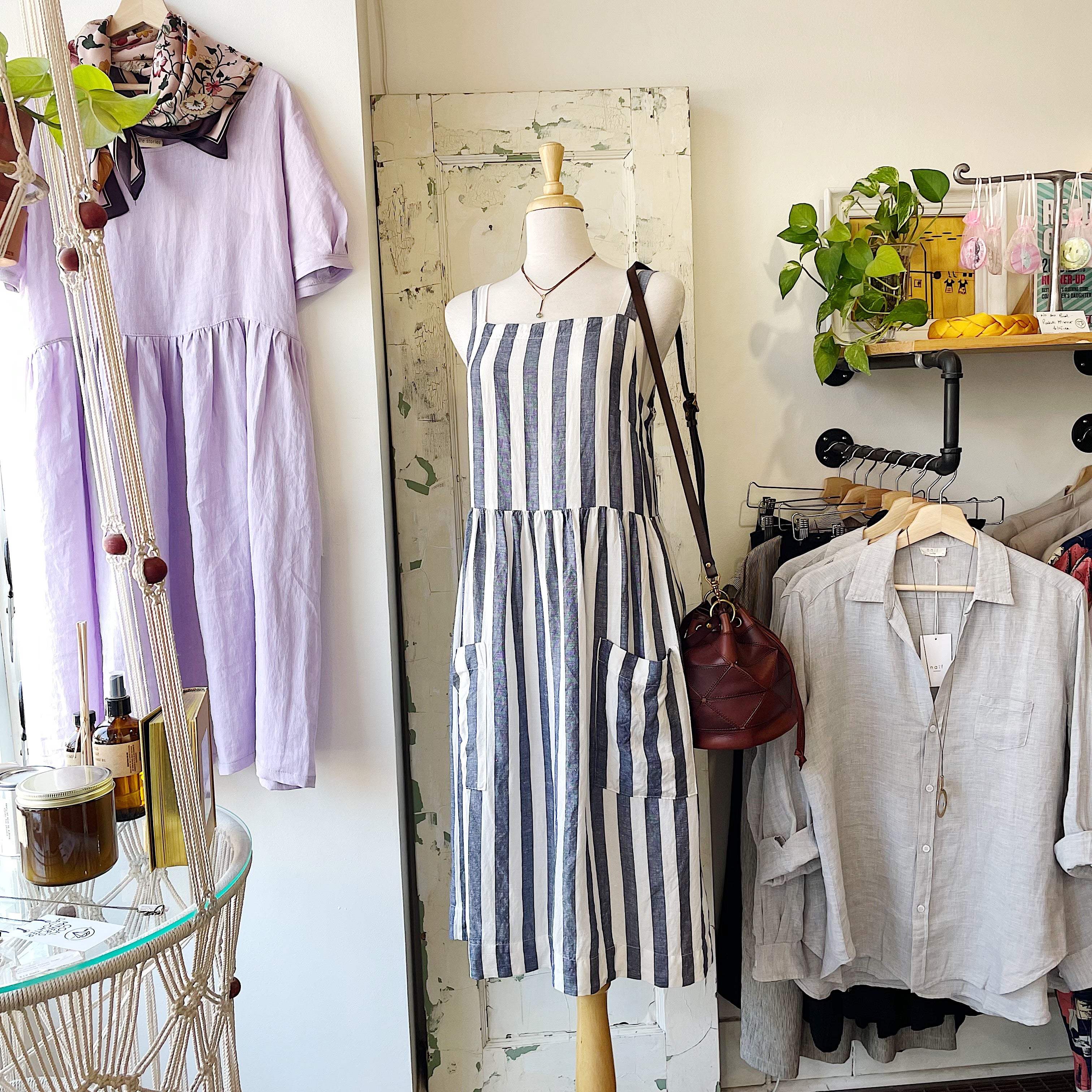 Birds Of North America // Freckled Heron Dress