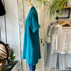 We Are Stories // Georgia Robe Dress Lagoon