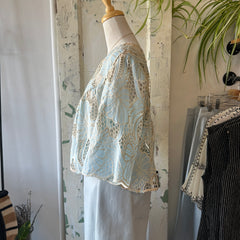 Dagg & Stacey // Shaw Top Blue Eyelet