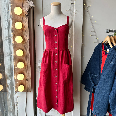 Naïf // Daphne Dress Navy Gingham