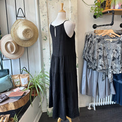 Yoga Jeans // Ophelia Linen Dress Black