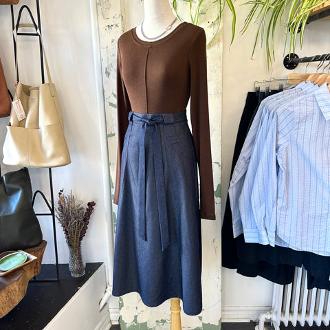 Jennifer Glasgow // Saskia Skirt Denim