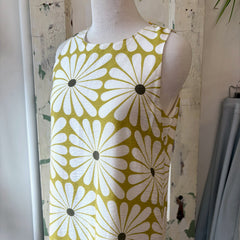 Compania Fantastica // Olive Flower Print Dress