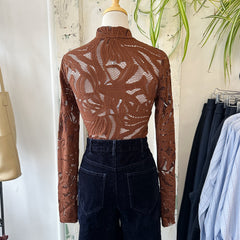 Minus // Lovena Long Sleeve Top Brown