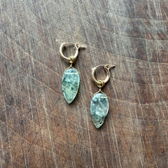 Hailey Gerrits // Blanca Hoops Prehnite