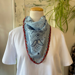 Indi & Cold // Sky Crochet Bandana