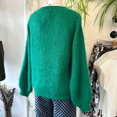 Indi & Cold // Fluffy Mohair Sweater Green