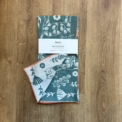 Danica // Double Cloth Dishtowel Catbloom