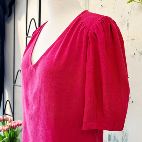 Dagg & Stacey // Millicent Blouse Bright Raspberry