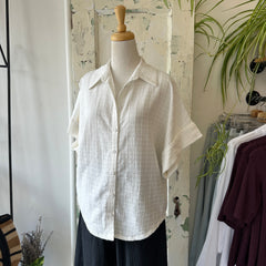 Eve Gravel // Lexie Shirt White