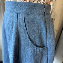 Meemoza // Brigitte 3/4 Skirt Tencil Denim