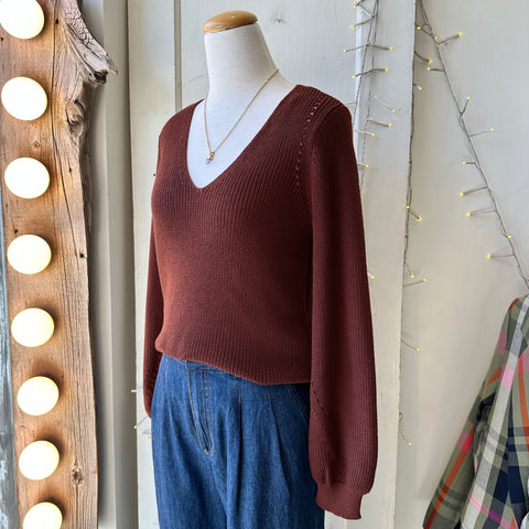Gentle Fawn // Hailey Sweater Mahogany