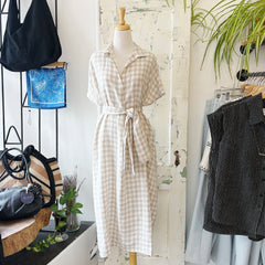 Naïf // Isabeth Dress Oat/White