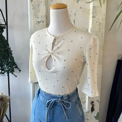 Des Petits Hauts // Guenola Dots Hearts Tee