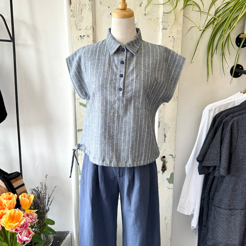 Melow // Monroe Top Blue