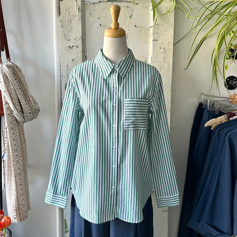 Pink Martini // Dorit Top Green