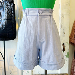 Eve Gravel // Line Shorts Smoky Blue