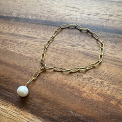 Jen Ellis // Cora Bracelet GF/FW Pearl