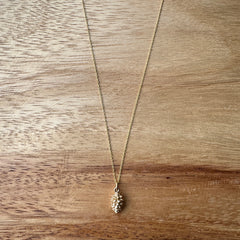 Jen Ellis // Pinecone Necklace GF