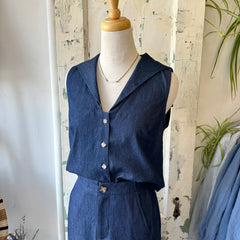 Dagg & Stacey // Muir Button Up Dark Denim