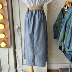 Astrid // Blue Stripe Skirt