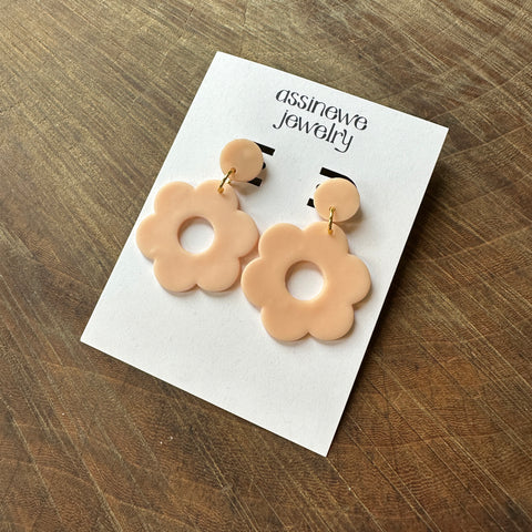 Assinewe  // Mini Floral Rose Earrings
