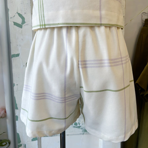 Eve Gravel // Meharry Skirt Green/ Lavender