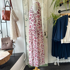 Indi & Cold // Raspberry Maxi Dress
