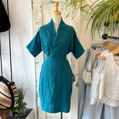 We Are Stories // Georgia Robe Dress Lagoon