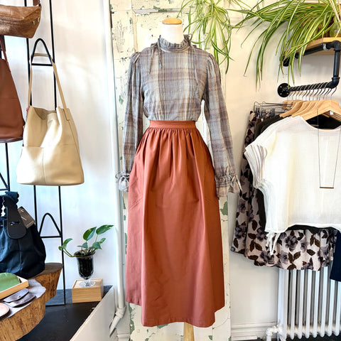 Marigold // Dimitra Top Multi Check