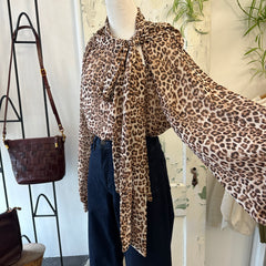 Lele de Baltzac // Globe Blouse Leopard