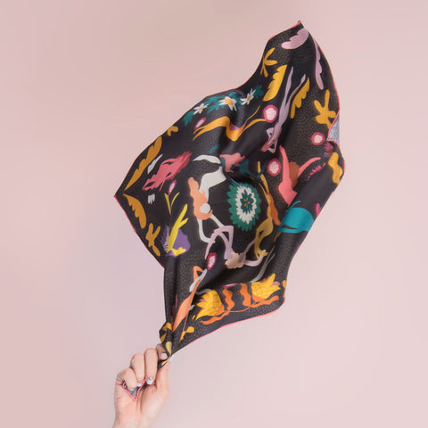 Dora Nola // Neckerchief Chasing Stories 100% Silk