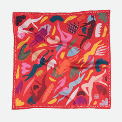 Dora Nola // Neckerchief All The Way 100% Silk