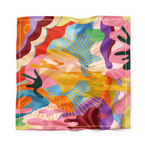 Dora Nola // Neckerchief Pike Sun 100% Silk