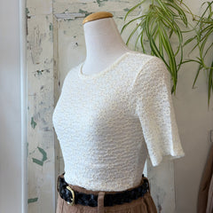 Indi & Cold // Lacey Jacquard Tee