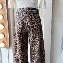 Dr. Denim // Nancy Leopard Denim Barrel