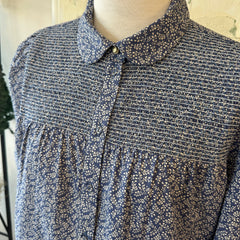 Atelier Reve // Odessa Blouse Blue *LAST SIZE XL