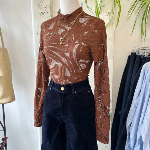 Minus // Lovena Long Sleeve Top Brown