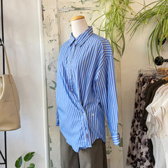 Indi & Cold // Striped Multi Button Shirt