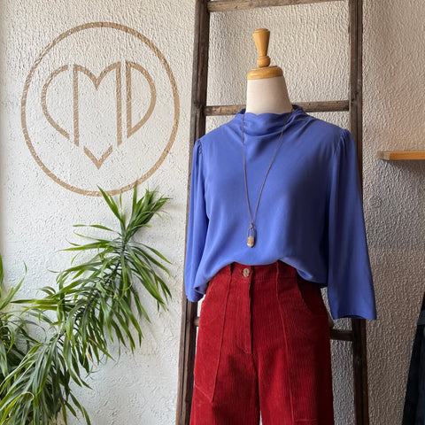 Jennifer Glasgow // Maeve Top Cornflower Blue