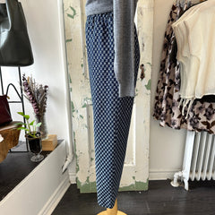 Dagg & Stacey // Beaumont Pants Dark Indigo Check