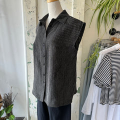 Eve Gravel // Cameron Shirt Black