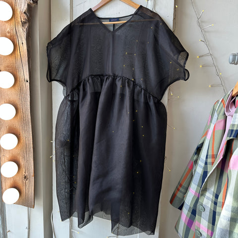 Noemiah // Tulip Dress Black Silk