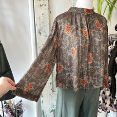 Dagg & Stacey // Laurie Top Olive Print