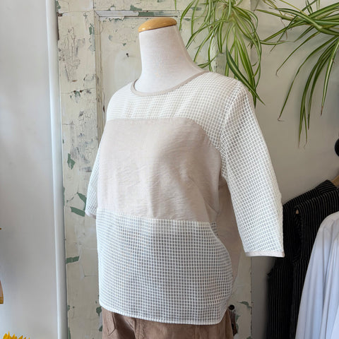 Chlo by Cokluch // Dylan Top Organza Cream